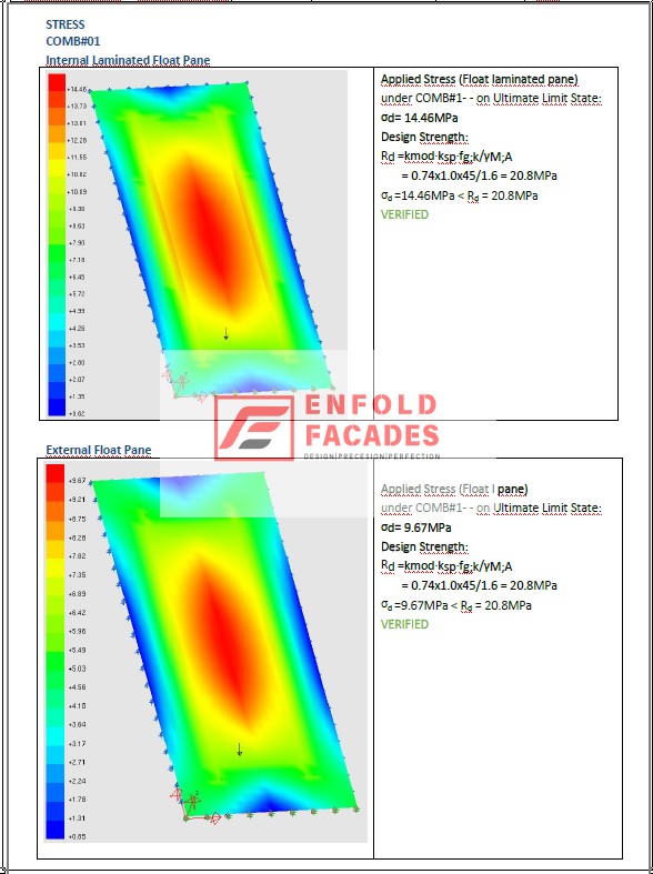 Structural Calculations drawings_ Enfold Facades