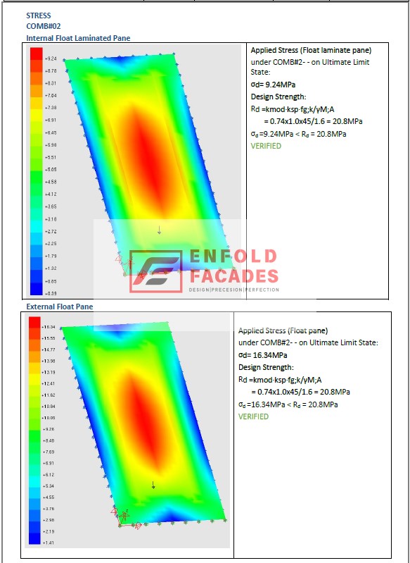 Structural Calculations drawings_ Enfold Facades