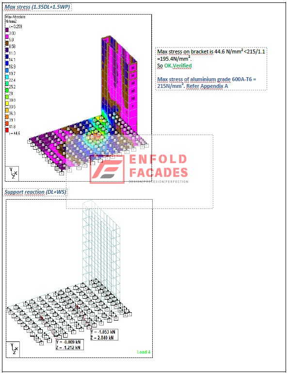 Structural Calculations drawings_ Enfold Facades