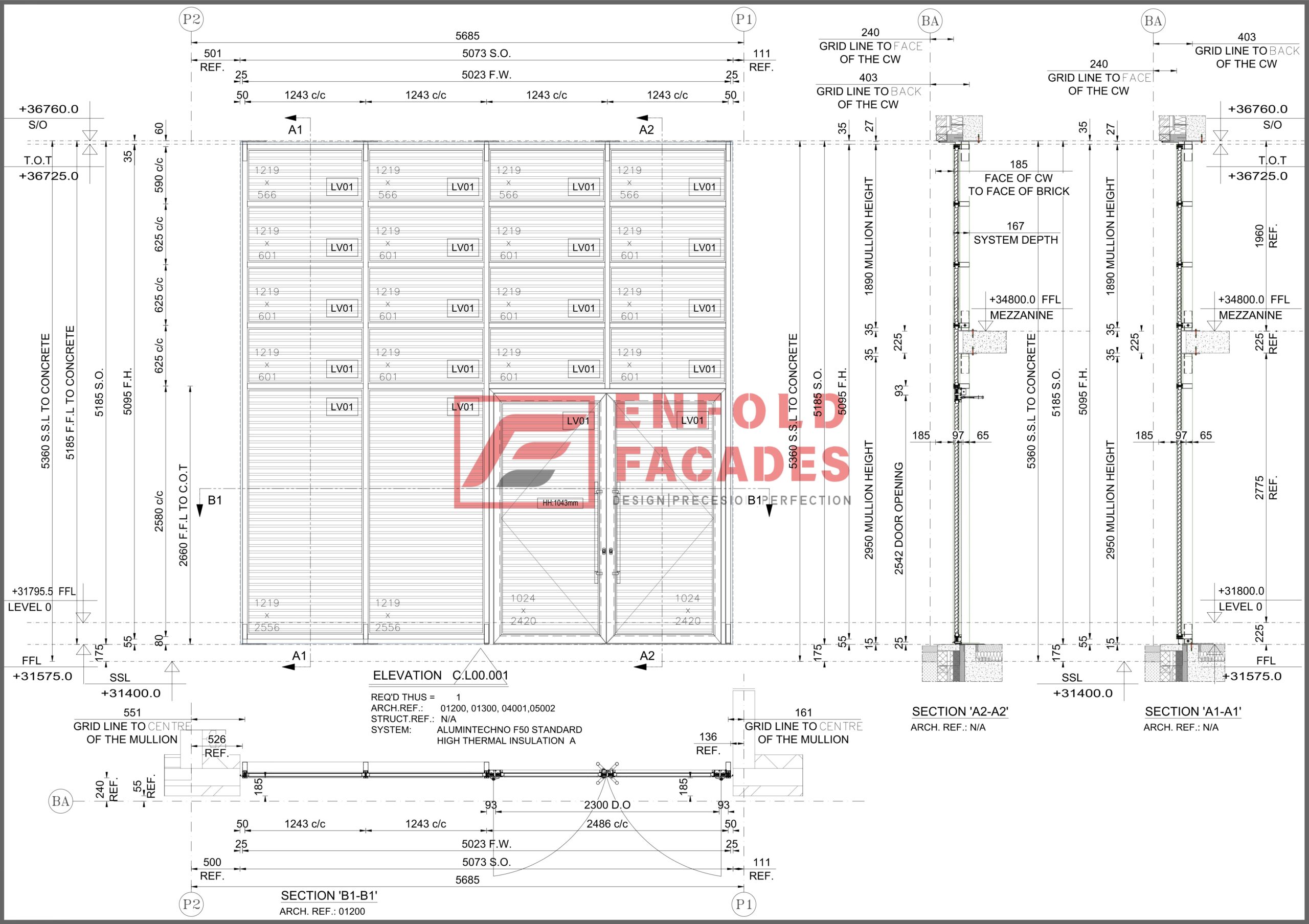 Facade Drawings_ Enfold Facades